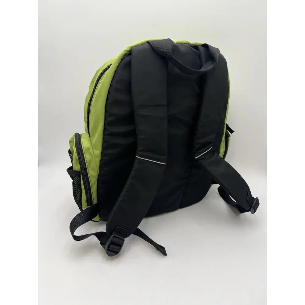 L.L.Bean Dragonfly Daypack Backpack Chartreuse Lime Green Reflective NWOT